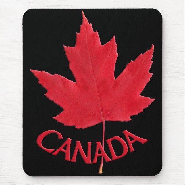 Canadá Mousepad Red Canada Maple Leaf Mousepad (Frente)