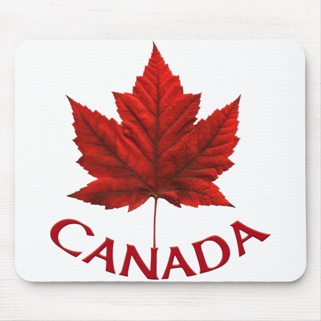 Canadá Mousepad Red Canada Maple Leaf Mousepad (Frente)