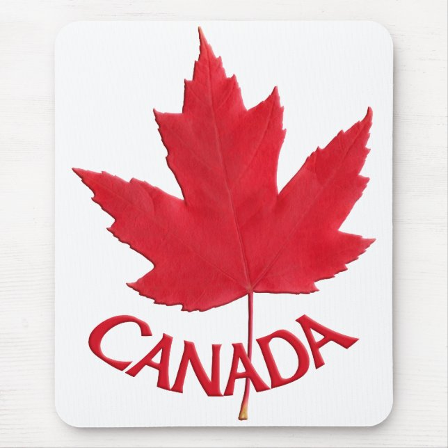 Canadá Mousepad Red Canada Maple Leaf Mousepad (Frente)