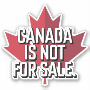 Canadá não é para venda de adesivo