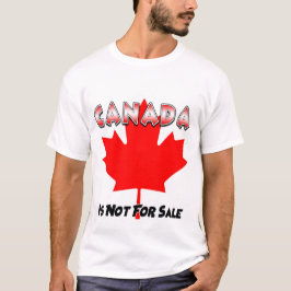 Canadá Não É Para Venda De Camiseta Básica