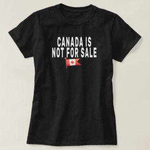 Canadá não é para venda, orgulhoso de ser camisa c