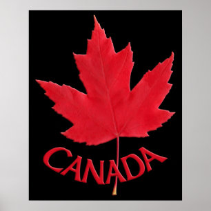 Canadá Poster Canadá Maple Leaf Souvenir Impressão