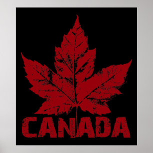 Canadá Poster Canadá Maple Leaf Souvenir Impressão