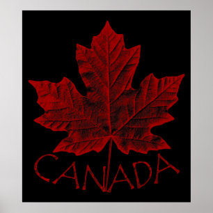 Canadá Poster Canadá Maple Leaf Souvenir Impressão