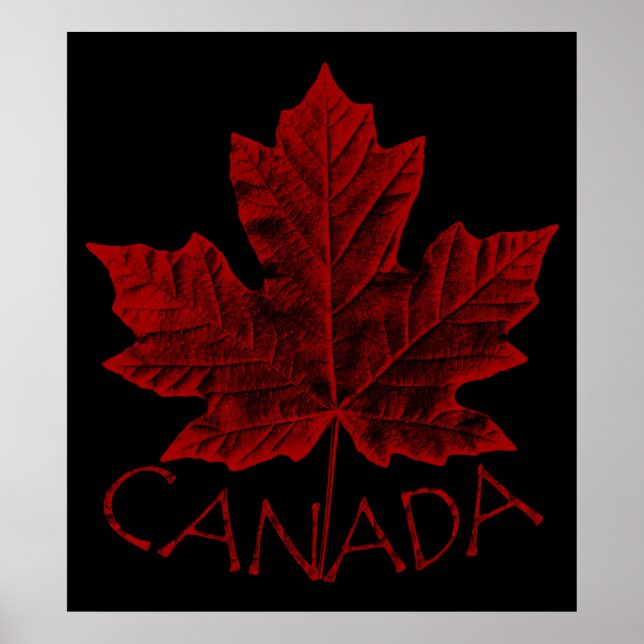 Canadá Poster Canadá Maple Leaf Souvenir Impressão (Frente)