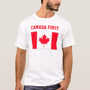Canadá Primeiro. Canadá Conservador. Camiseta