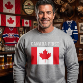 Canadá Primeiro. Canadá Conservador. Suéter