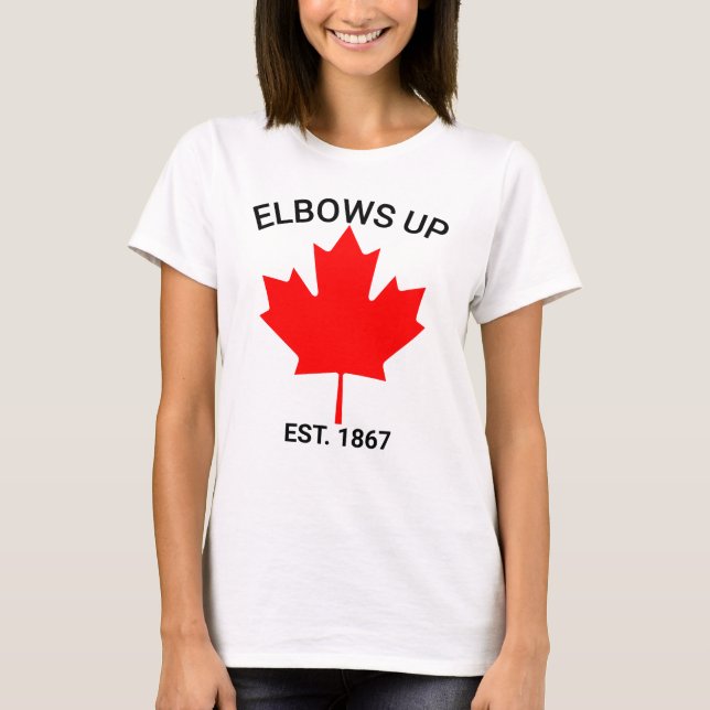 Canadá Proclama Camisa, Camisa De Apoio Ao Protest (Frente)