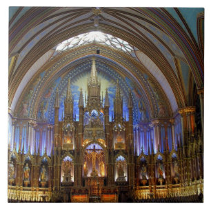Canadá, Quebec, Montreal. Interior de Notre 2