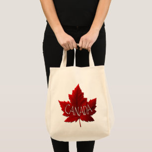 Canadá Souvenir Tote Bags Canadá Mapeia Bolsas F