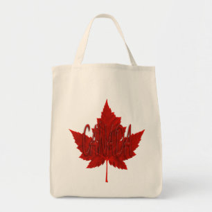 Canadá Souvenir Tote Bags Canadá Mapeia Bolsas F