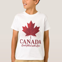 Canadá – Terra Cheia de Amor Camiseta | De Coração