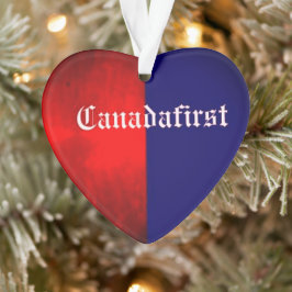 CANADAFIRST CARDÍACO Ornamento acrílico