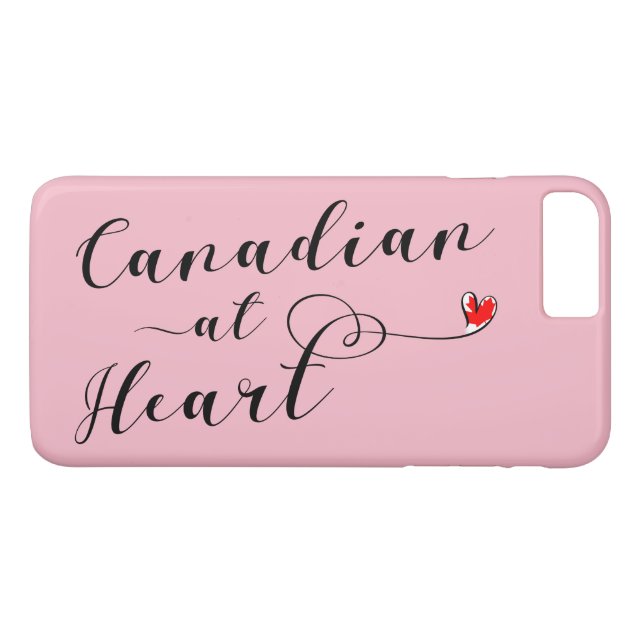 Canadense at Heart Mobile Capa de telefone (Verso (Horizontal))
