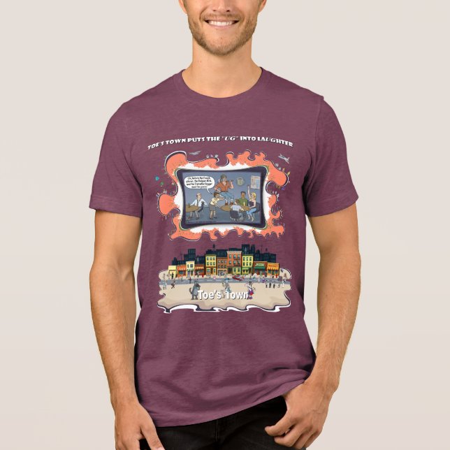 Canadian Logger | Bar Humor Tri-Blend Shirt (Frente)