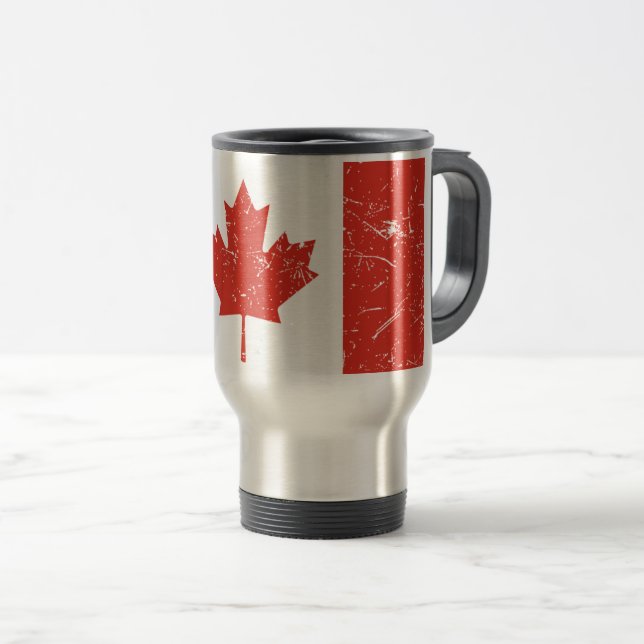 Canadiano Eh! Caneca de viagem (Frente Esquerda)