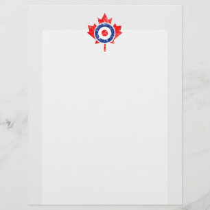 Canadiano Maple Leaf Roundel Grunge Mod CANADA