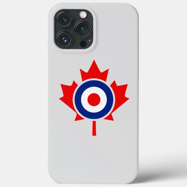Canadiano Maple Leaf Roundel Mod BLUE (Verso)