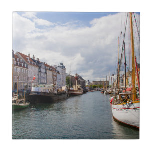 Canal com Barcos Copenhague