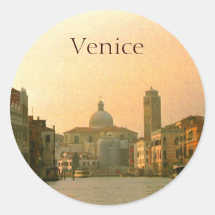 Canal de etiquetas de Veneza Italia