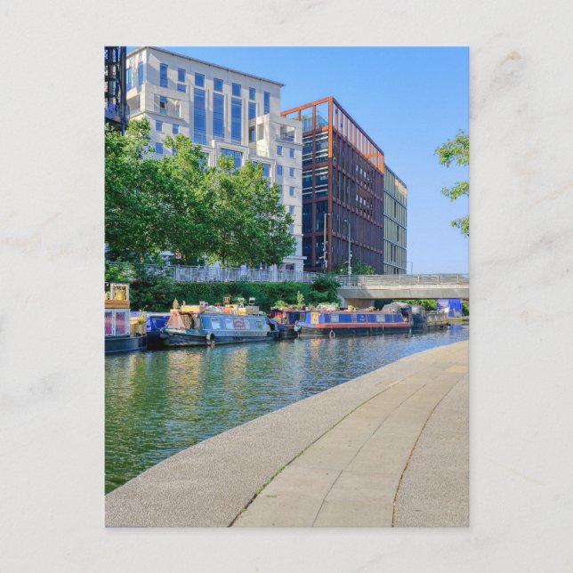 Canal de Regent, Kings Cross, cartão postal de Lon (Frente)