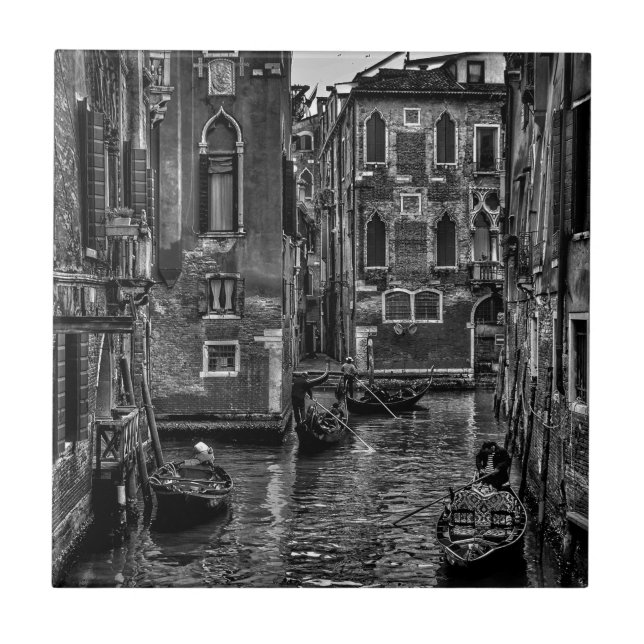 Canal de Venice italola gondola (Frente)