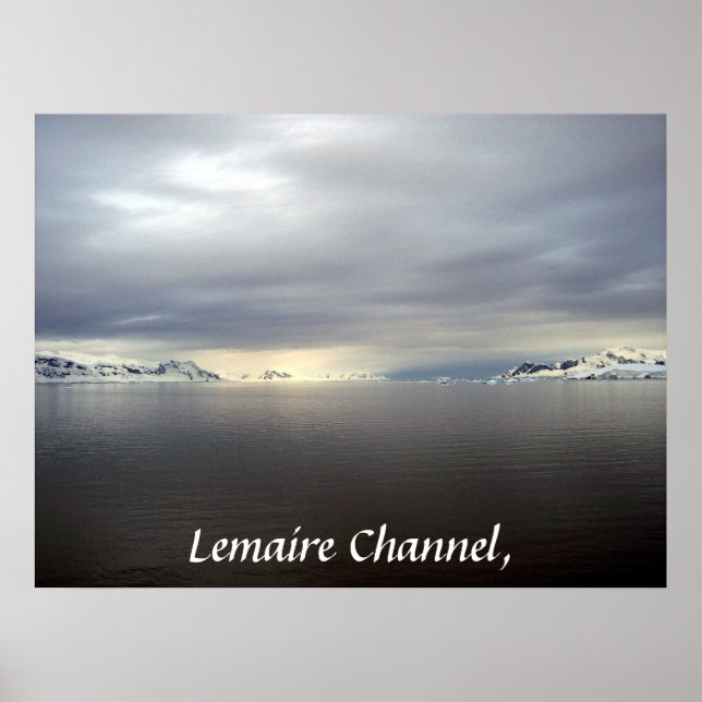 Canal Lemaire, Antártica - Poster (Frente)
