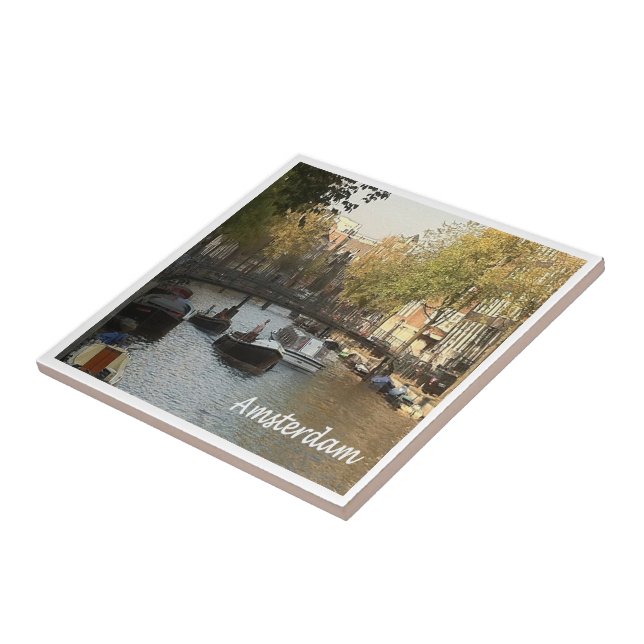 canal navegável zNL017 AMSTERDAM, (Lateral)