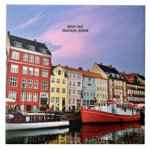 Canal Nyhavn, Copenhaga, Dinamarca,