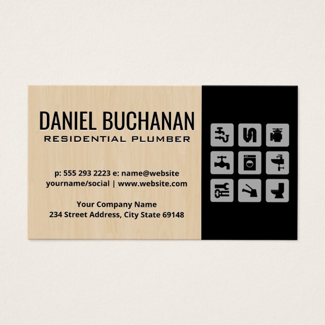 Canalizador Residencial | Ícones do sistema de tub (Frente)