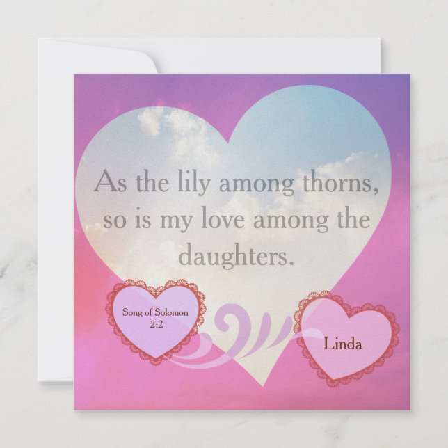 Canção Do Cartão De Incentivo Salomão (Frente)