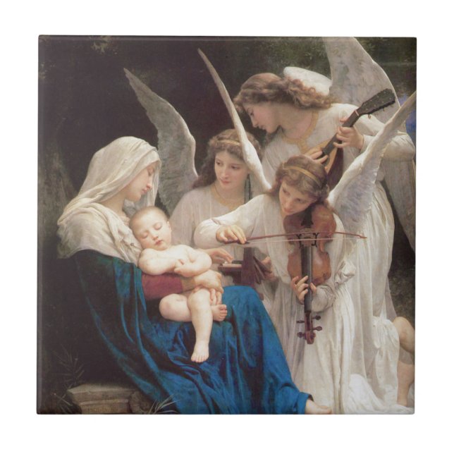 Canção dos Anjos (1881) por Bouguereau (Frente)