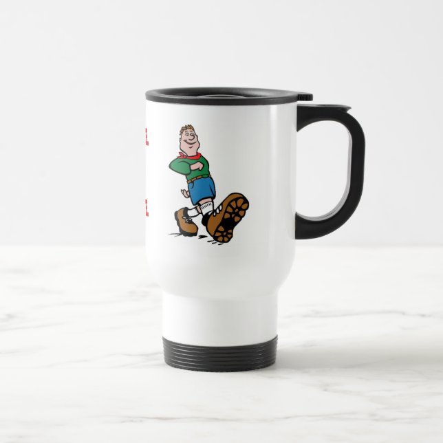 CANCELE TUDO, Caneca de Viagem de Alumínio para Ca (Direita)