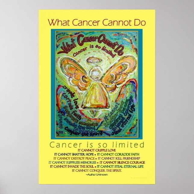 Cancer Anjo Poster (Frente)