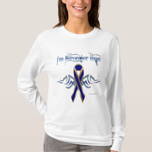 Cancer Colon Senhoras Camisa De Capa Longa