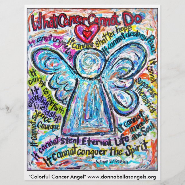 Cancer Colorida Angel Flyer (Frente)