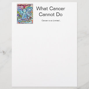 Cancer Colorida Angel Letterhead