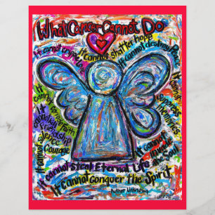 Cancer Colorida Angel Letterhead