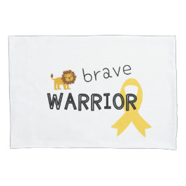 cancer de infância guerreiro bravo leão Pillowcase