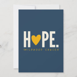 cancer de infância HOPE Convite para apresentação