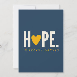 cancer de infância HOPE Convite para apresentação