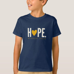 cancer de infância Ouro ESPERANÇA Crianças Camisa