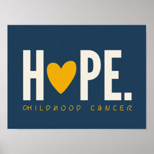 cancer de infância Sinal Poster de esperança