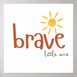 cancer de infância valente Impressão Poster