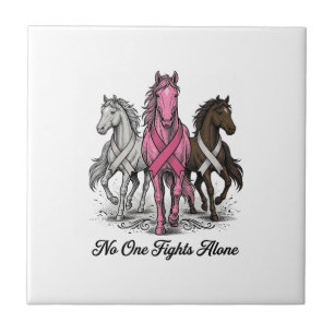Câncer de Mama Suporte Cavalo Vetor Camisa Design_