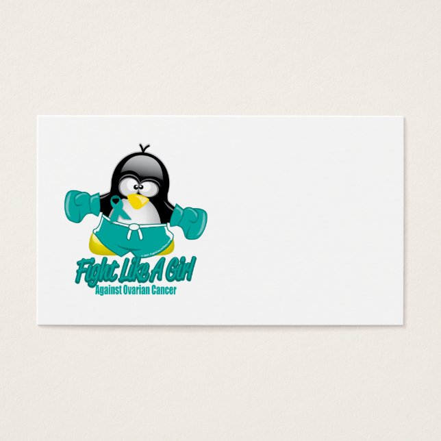 Câncer de ovário Fighting Penguin (Frente)