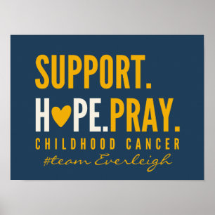 cancer de suporte para Poster de infância Sinal de