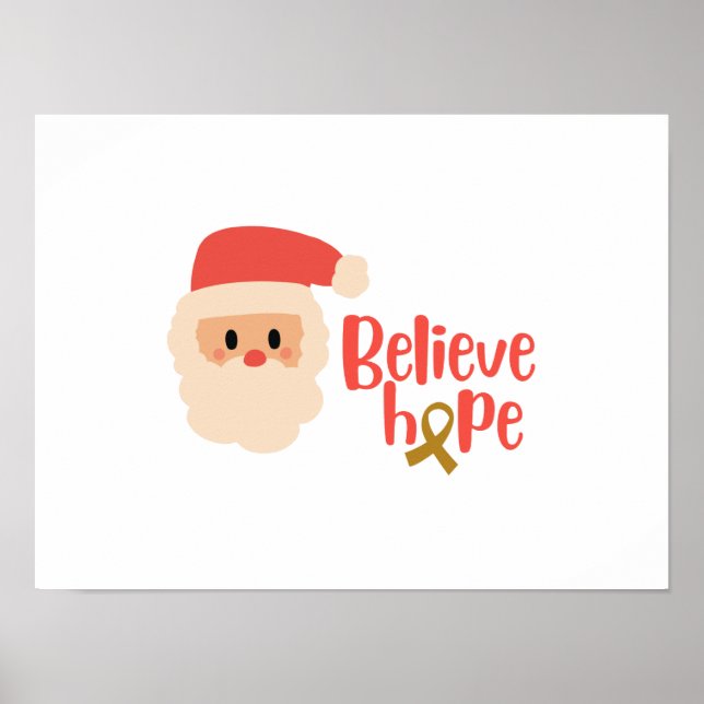 cancer e Impressões de Natal de Poster de infância (Frente)