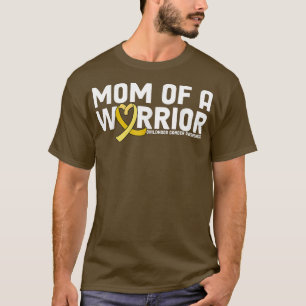 Cancer Infantil Camisa Mãe De Uma Infância Guerrei